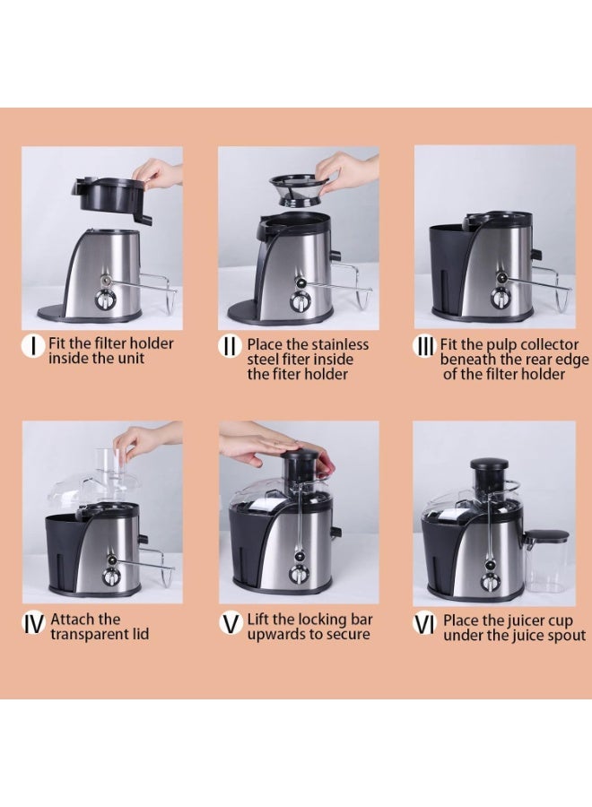 RAF Electronic Hardware RAF Juice Extractor Powerful & Efficient Juicing Machine - Image 4