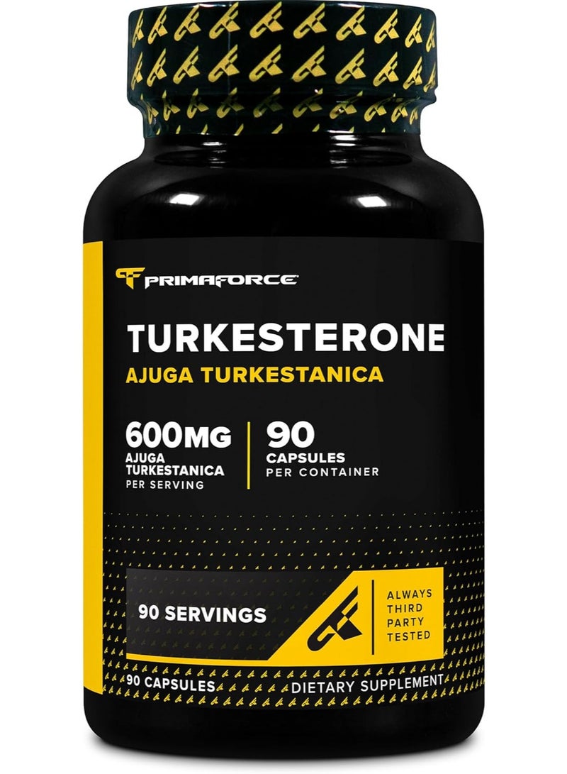 Primaforce Turkesterone 600mg, 90 Capsules - Non-GMO & Gluten Free Supplement - Image 2