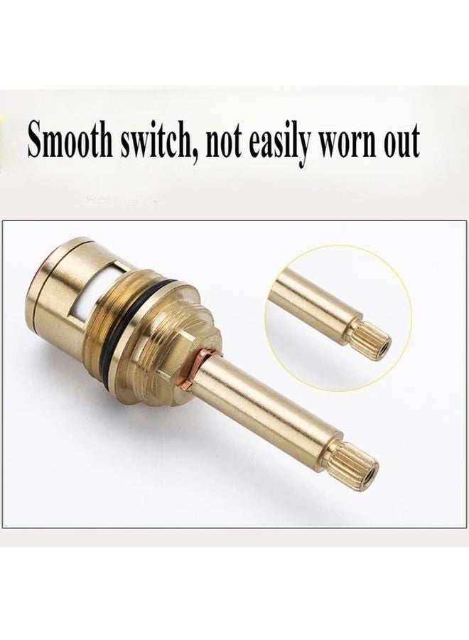 Red Clockwise Brass Quick Open Ceramic Valve Core Durable Smooth High Performance Faucet Valve - Image 5