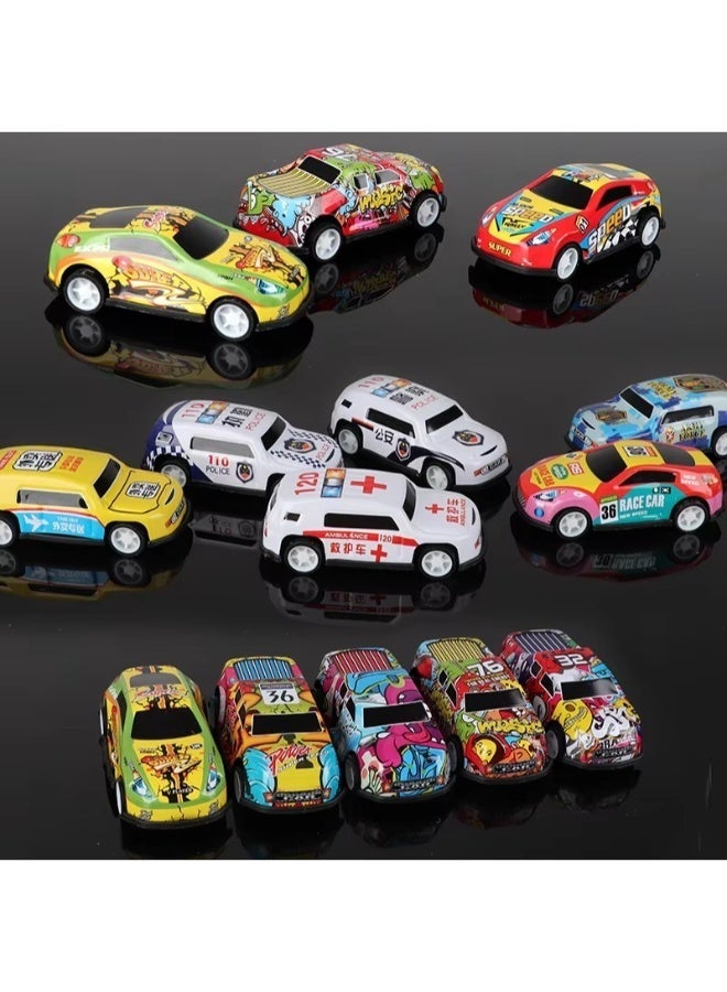 TOY GARDEN 25 Pcs Alloy Toy Car Parking Set for Kids – Multi-Level Playset with Mini Diecast Cars, Ramps, and Tracks, Gift for Boys - Image 2