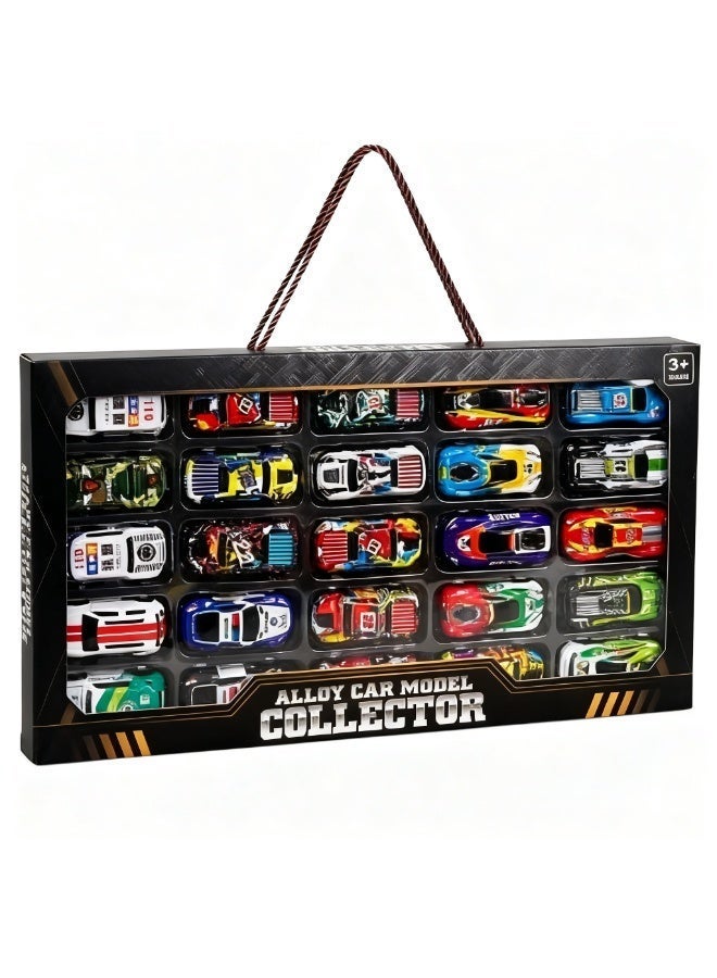 TOY GARDEN 25 Pcs Alloy Toy Car Parking Set for Kids – Multi-Level Playset with Mini Diecast Cars, Ramps, and Tracks, Gift for Boys - Image 2