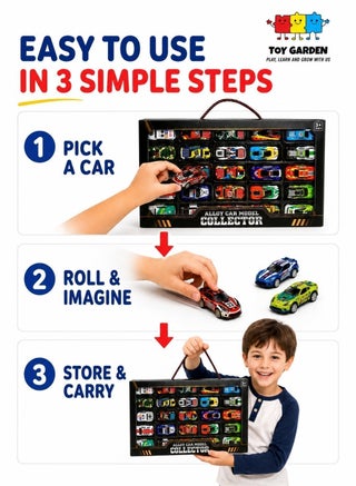 مجموعة 25 سيارة ألعاب معدنية للأطفال، سيارات Diecast مصغرة متنوعة، سيارات سباق صغيرة للعب والتجميع، هدية تعليمية للأولاد والبنات من عمر 3 سنوات فأكثر - view 5