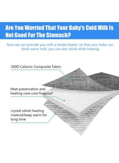 Semme Baby Bottles, Bottle Warmer Bag, Portable Beverage And Baby Bottle Warmer Ideal For Car Travel, Shopping  - Image 4