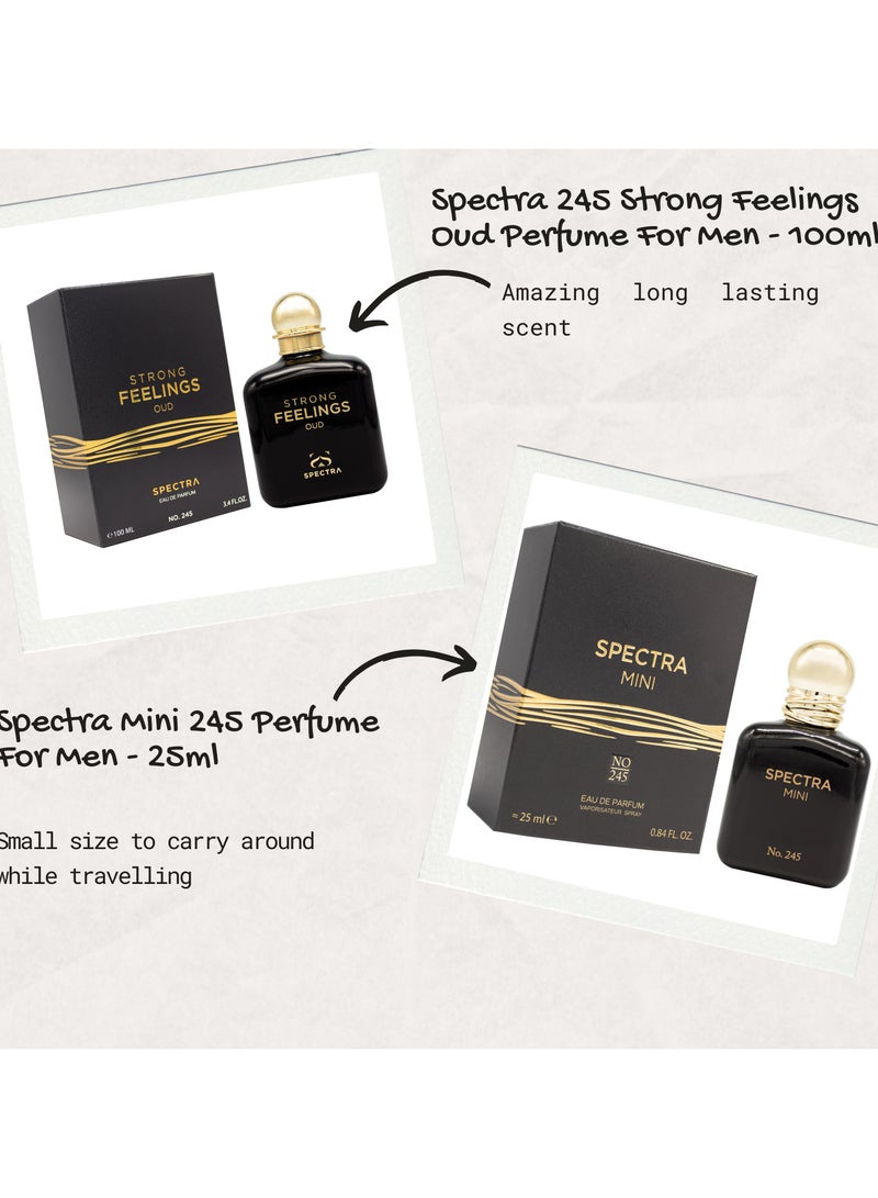 Spectra Pocket 245 Strong Feelings Oud EDP Perfume For Men - 18ml - Image 4