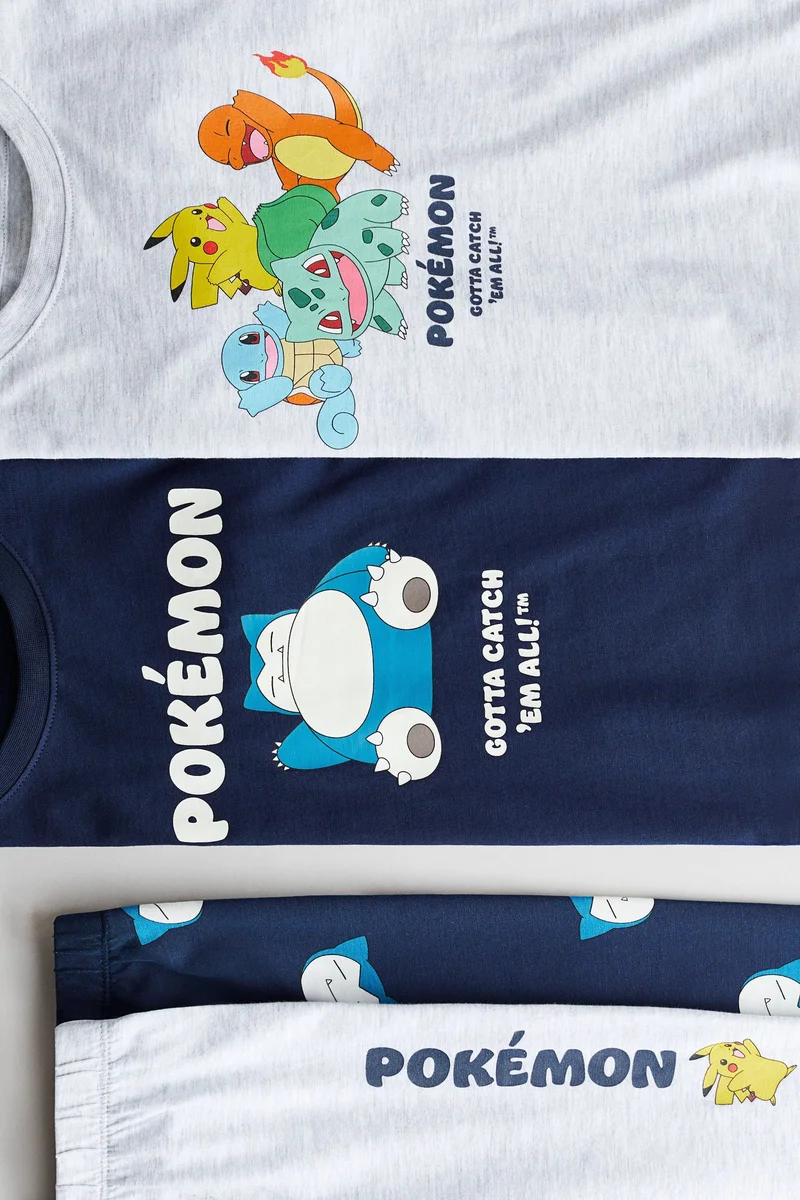 H&M 2-pack printed cotton pyjamas