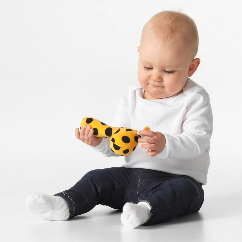 Ikea Klappa Cute Rattling Toy - Yellow