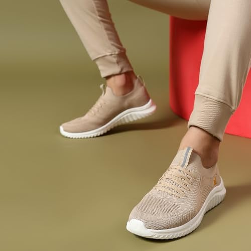SPARX Sports Shoe SM-9060 Beige for Men - Image 2