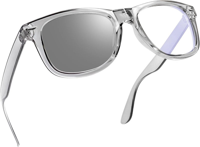 Joopin Storage & transit friendly Blue Light Glasses for Women Men Eyeglasses Square Frame Computer Gaming UV Blocking Filter Anti Blue Ray Screen Photochromic Sunglasses Precision made - Image 1