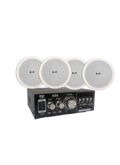 Generic Sound System 4 ceiling speakers and 30 watt amplifier from Inter Sound  - Image 1