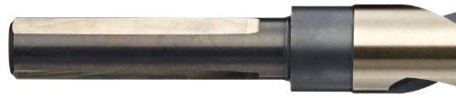 YG-1 - D1191039 D1191 High Speed Steel Split Point 3 Flat Black/Gold Silver/Deming Drill Bit, 118 Degree, 39/64" Diameter x 6" Length (Pack of 1) - Image 4