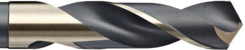 YG-1 - D1191039 D1191 High Speed Steel Split Point 3 Flat Black/Gold Silver/Deming Drill Bit, 118 Degree, 39/64" Diameter x 6" Length (Pack of 1) - Image 2