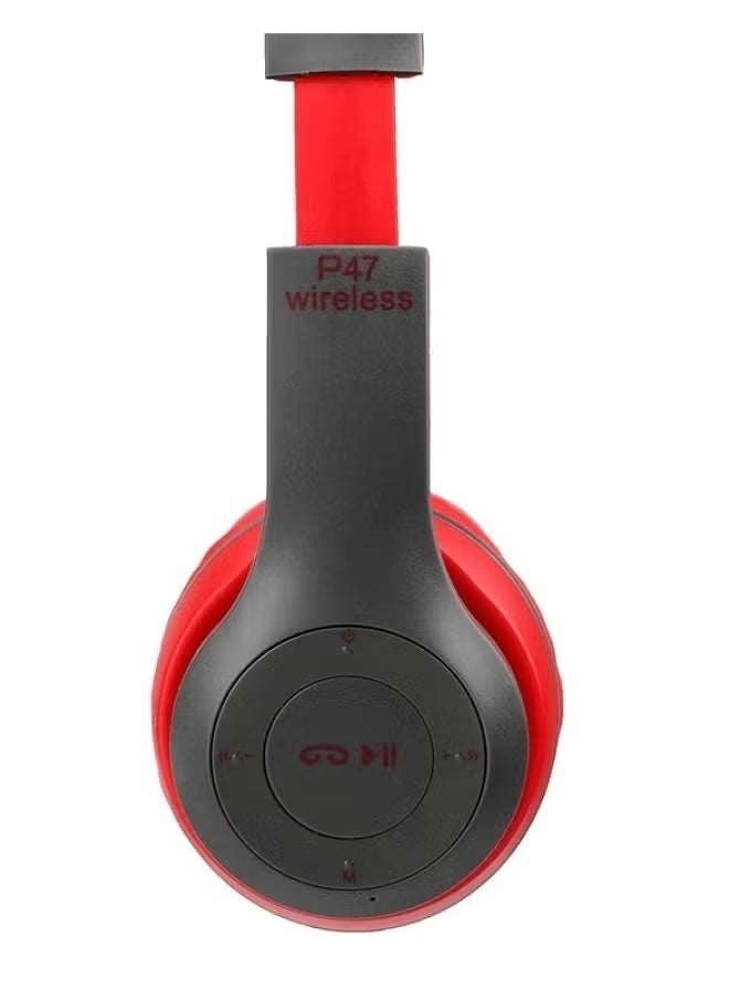 P47 Wireless Bluetooth Stereo Headphone P47 Headset With Hidden Mic  - Image 2