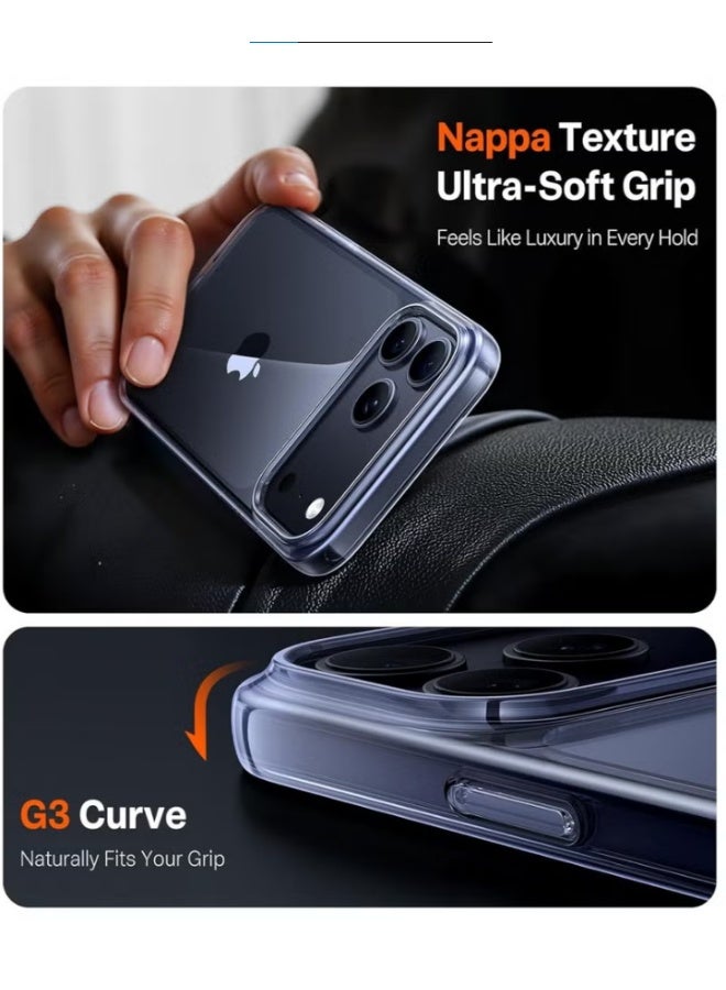 Clear Case for iPhone 17 Pro Max, Transparent 1.35MM Screen Guard, Precision Cutouts, Scratch-Resistant, Anti-Drop Shockproof Protective Phone Cover for iPhone 17 Pro Max 6.9" | WIDGETS MATRIX - Image 5
