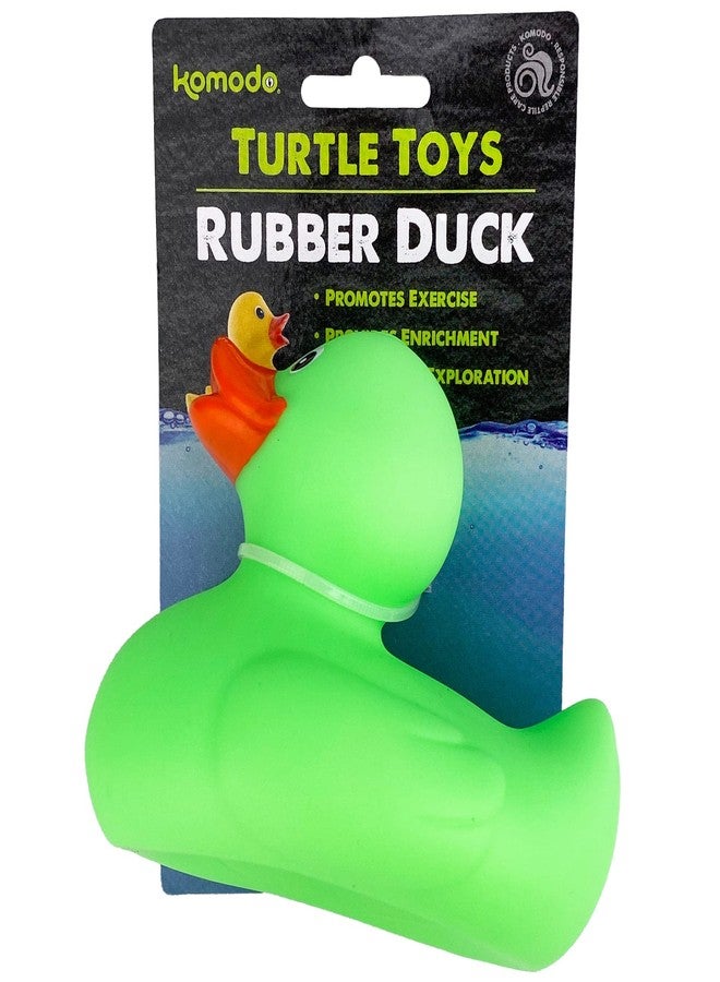 Komodo Rubber Duck Toy for Aquatic Turtles, Assorted Colors - Image 1