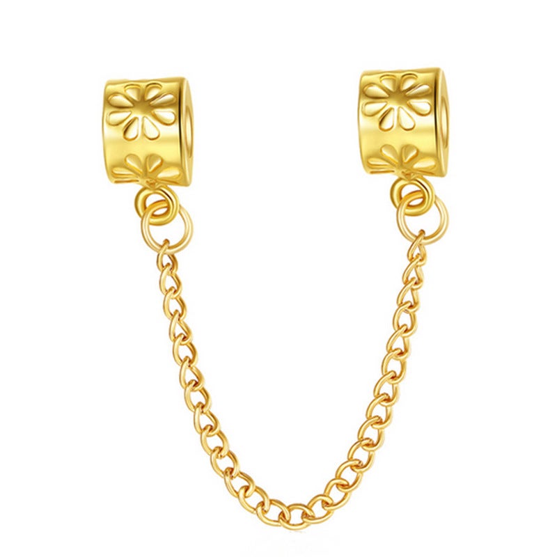New simple DIY bracelet bracelet safety chain direct wholesale 02 Gold