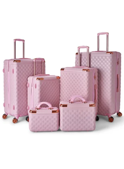 LIMRA A travel bag set consisting of 6 luggage bags Pink color, size 32"/28"/24"/20"/15"/12 inches