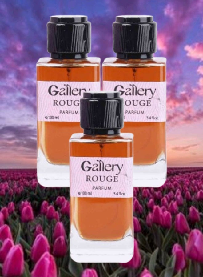 Gallery 3 Pieces Gallery Rouge Perfume 100ML - Image 1