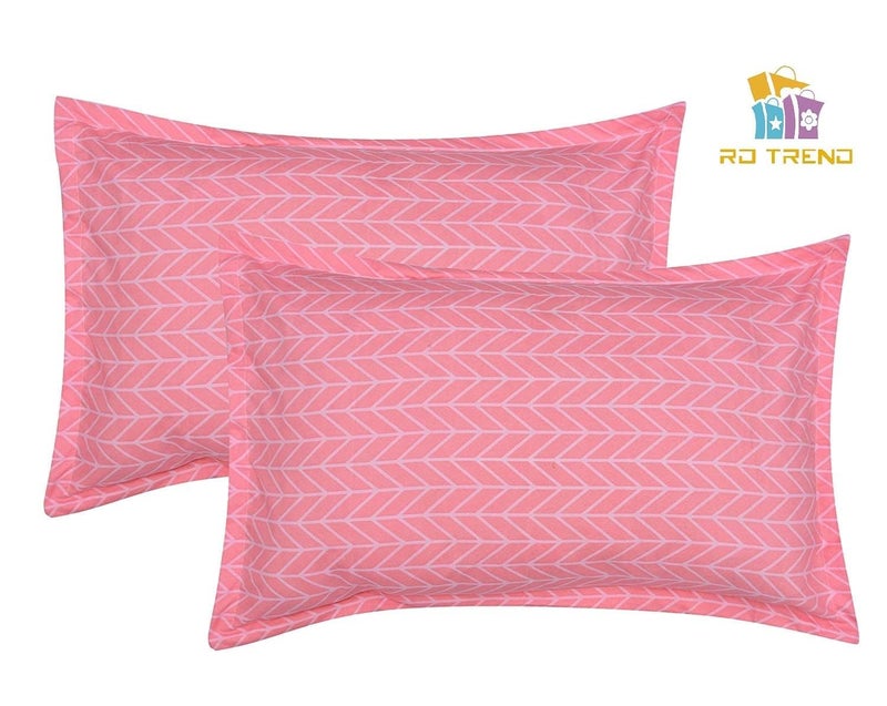 RD TREND Presents 200TC Super Soft Glace Cotton Printed Pillow Covers (18 inches by 28 inches) (Desgin-3, 8) (Multicolor) - Image 3
