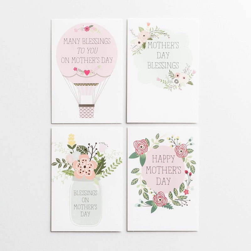 DaySpring Happy Mothers Day 8 Design Assortment With Scripture 24 Floral Mothers Day Cards Envelopes 70925 - Image 3