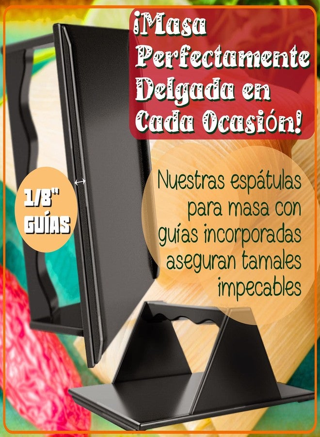 Mindful Design Tamales Masa Spreader w/Easy Grip Ergonomic Handle for Faster Better and Easier Results New and Improved (Black) - Image 2