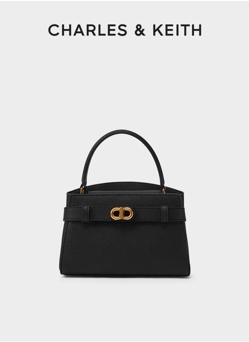 Charles & Keith Charles & Keith Metal Buckle Strap Tote Shoulder Bag  - Image 1