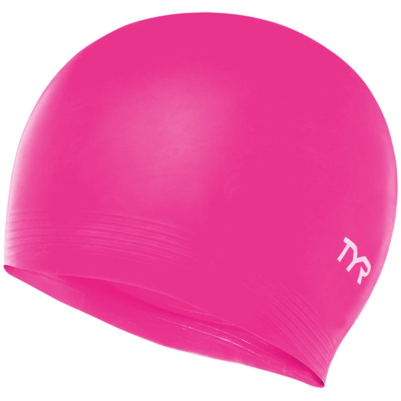 Tyr Latex Swim Cap  Florescent Pink