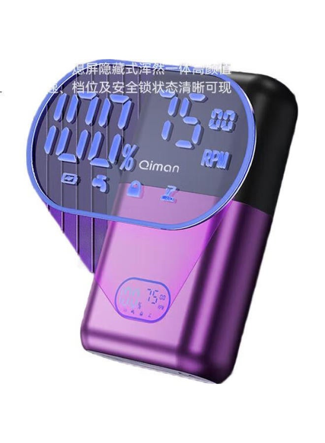 Qiman Hair Clipper For Shaving Head, Haircutting, Shaving, And Beard Trimming, Rechargeable Hair Trimmer For Self-Service Barber Shop And Salon, Gradient Electric Hair Clipper With Oil Head, Reciproca - Image 3