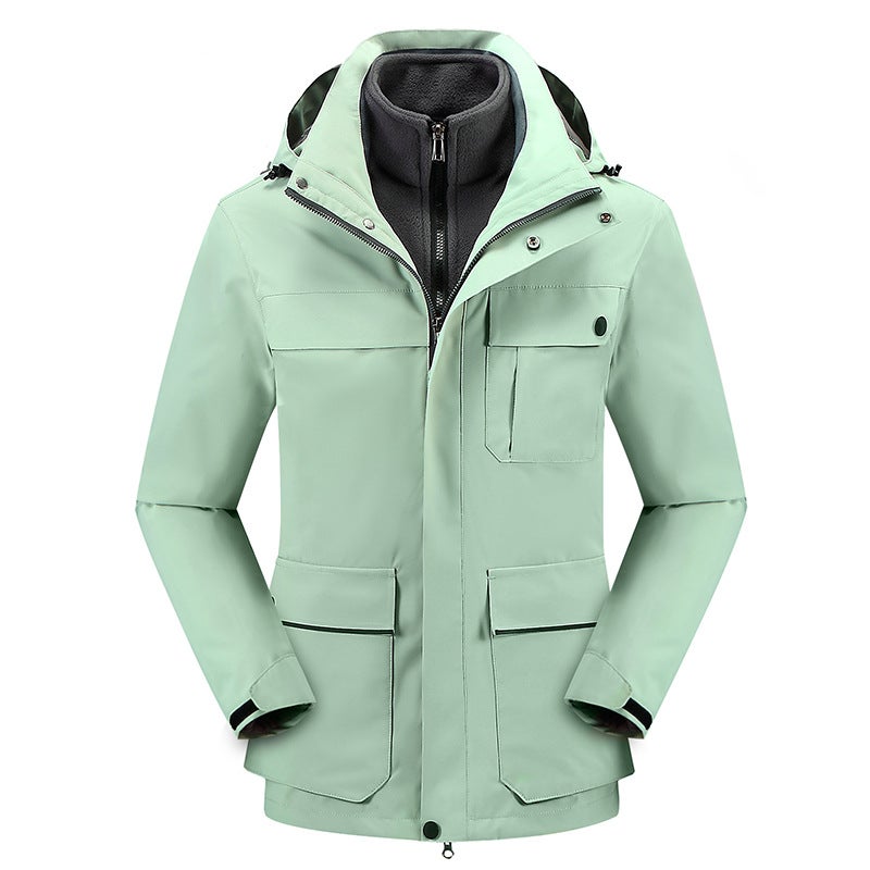 Jacket Overalls Printing Three-In-One Jacket Printing Logo Two-Piece Suit Tooling Factory - Image 1