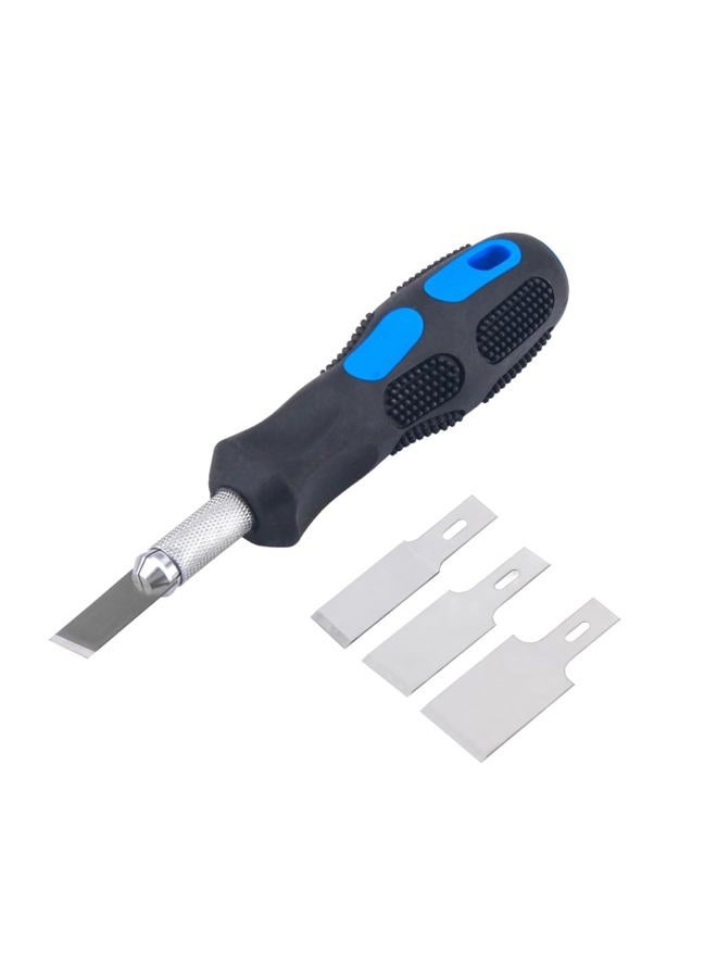 JAAGS Professional Auto Glass Pinchweld Scraper Tools, Auto Windscreen 4PCS Scraper and Blades Set, Windshield Removal Tool Kit with Surgically Sharp Blades. Very Sharpe Hand Craft Scraper kit - Image 1