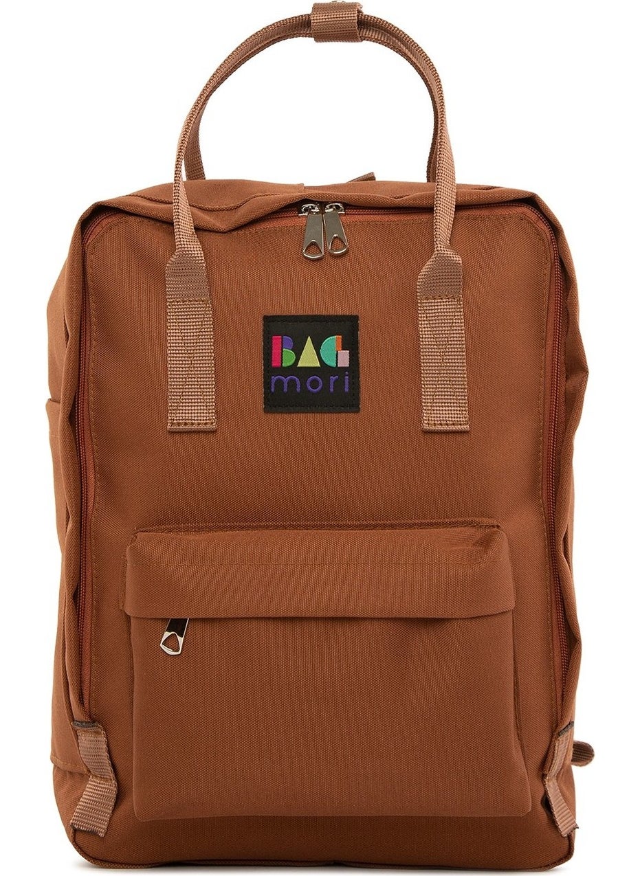 Bagmori Tan Square Bag with Adjustable Strap  - Image 1