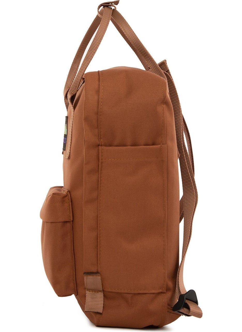 Bagmori Tan Square Bag with Adjustable Strap  - Image 3