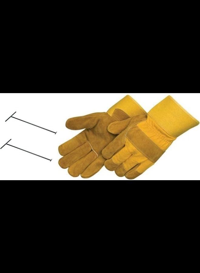 ABBASALI 2 Manhole Open Key 50cm with Leather Gloves Set - Image 1