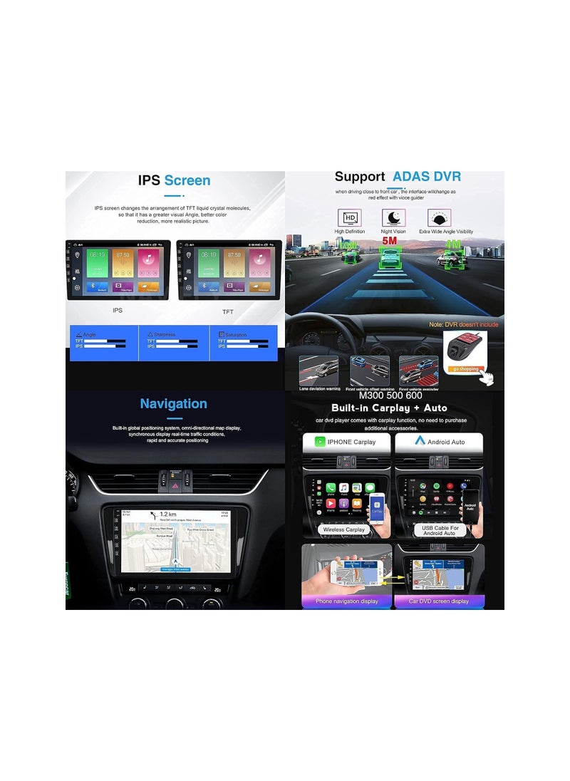 SHEZA STAR - Android Car Stereo for Mitsubishi Outlander 2017 To 2022 Auto AC 6GB RAM 128GB ROM MirrorLink WiFi BT, 10 Inch Support SIM Card, Apple Carplay, 2.5D IPS Touch Screen with Backup Camera Included - Image 1