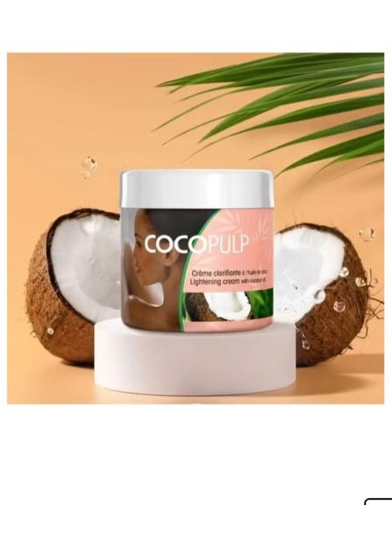COCOPULP Coconut Oil Skin Lightening and Skin Whitening Cream 300 ml - Image 3