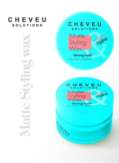 CHEVEU SOLUTIONS Matte Styling Wax: Strong Hold & Textured Finish 100 ml  - Image 1