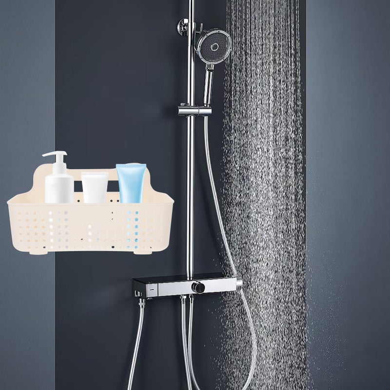 🚽 رف حمام للحائط لتخزين ك ر بسعة واسعة للحمام والمطبخ - Image 2