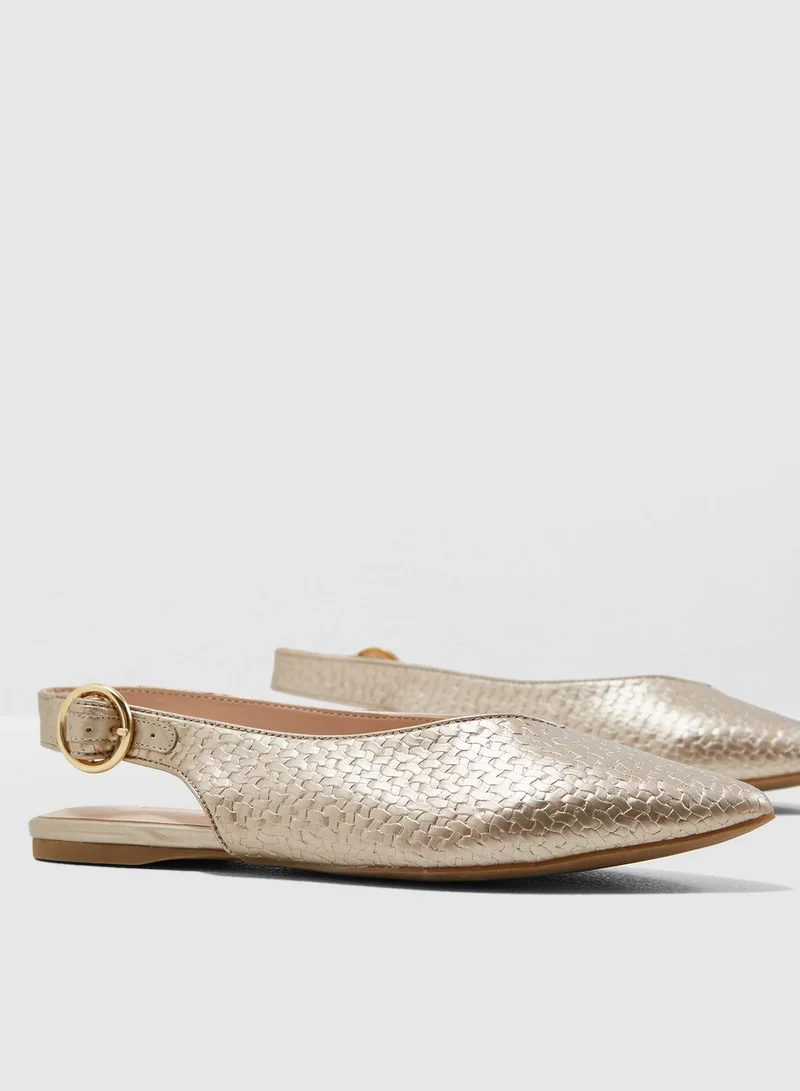 DOROTHY PERKINS Palermo Ballerina - Gold