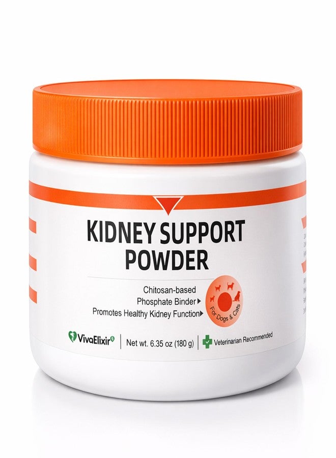 VivaElixir Chitosan Phosphate Binder for Cats and Dogs - Kidney Support Supplement - Supports Kidney Health and Helps Manage Toxins - Delicious Chicken Flavor - 180g Powder - Image 1