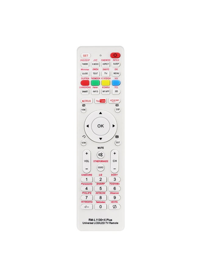 HONGYANG نسخة إنجليزية جهاز تحكم عالمي للشاشات LCD يوتيوب RM-L1130 + X Plus TV - Image 1