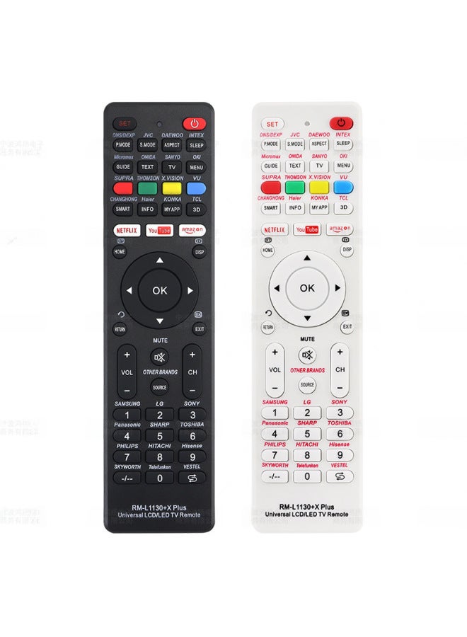 HONGYANG نسخة إنجليزية جهاز تحكم عالمي للشاشات LCD يوتيوب RM-L1130 + X Plus TV - Image 5