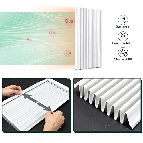Flehomo Window Air Conditioner Side Panels with Frame, Adjustable Insulation AC Side Panel for 10,000 BTU Window AC Unit, Frame Included - Image 5