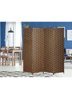 MOMENT Foldable Movable Stretch Room Divider, [200 X 180Cm] Fully Hand-Woven Entrance Partition, Suitable For Office, Bedroom, Living Room, Hotel Room Wall  - Image 2