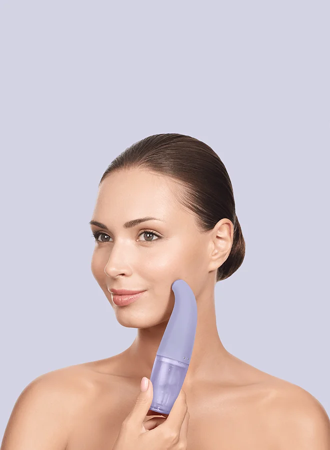 GESKE GESKE Aqua-Stream Face Cleanser | 8-in-1| Multifunctional Hydra Face Care Device  | Professional FacialSuction  Cleaning  Moisturizing and Exfoliating Device for Home Use- Purple