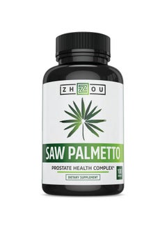 Zhou Zhou Nutrition Saw Palmetto Extract 500 mg, Prostate Health, Urinary Tract Support, DHT Blocker for Men and Women Hair Growth, Non-GMO, 100 Capsules (Packaging may vary)  - Image 4