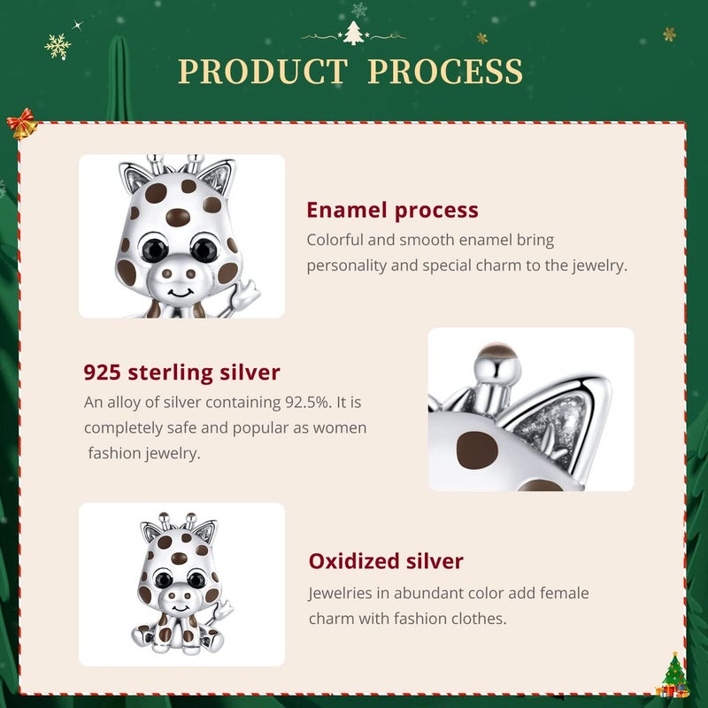 VOROCO Store Butterfly Dragonfly Cat Charm for Bracelet Cute Animal Collection Bead & Charm for Women Girls 925 Sterling Silver Pendant & Dangle Charm Jewelry for Bracelet and Necklace - Image 4
