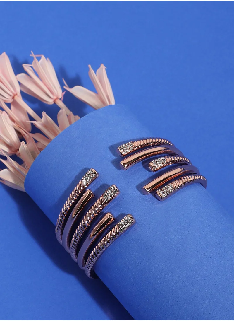 SOHI Minimal Embellished Bracelet