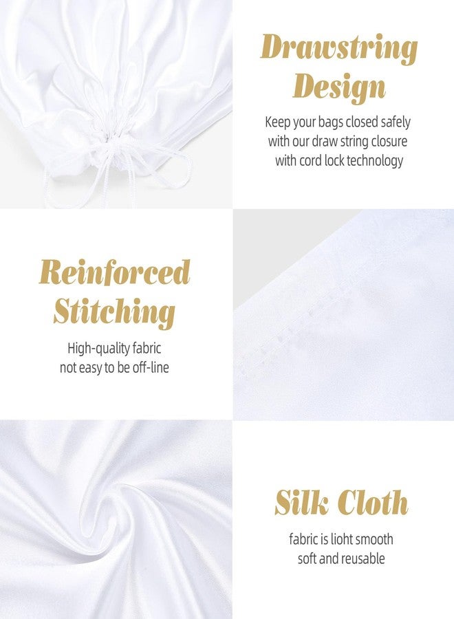 GDBEH 12 Pack Dust Bags for Handbags Travel Storage Pouch Silk Cloth Bag With Drawstring Large Storage Pouch for Handbag Purse Shoes Boots - Image 3
