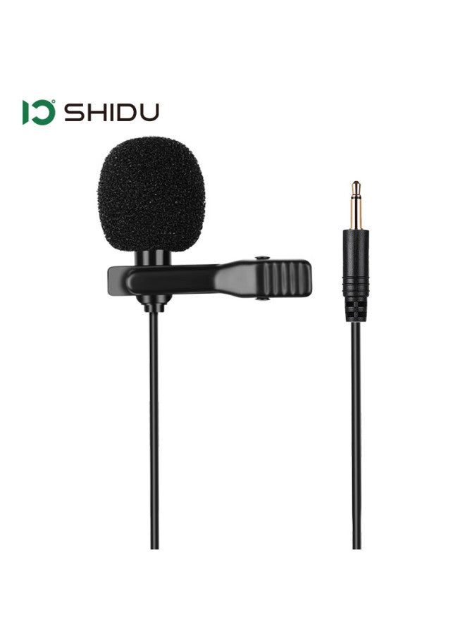 SHIDU S6 Lapel Microphone, Amplifier Mini Lapel Mic, Lapel-style Small Microphone For Teachers And Tour Guides - Image 1