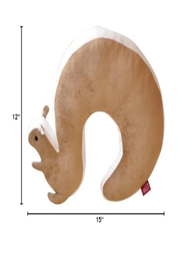 RemeeHi Neck Pillow Cute Plush Squirrel Cushion Funny Nap Pillow for Traveling Coffee - Image 5