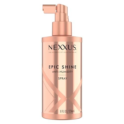 Nexxus Epic Shine AntiHumidity Spray Heat Protection for Long Lasting Weightless Shine with StyleProtect Technology 8 oz